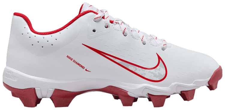 Nike Hyperdiamond 4 Keystone GS White University Red