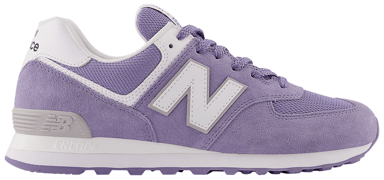 New Balance 574 Violet White