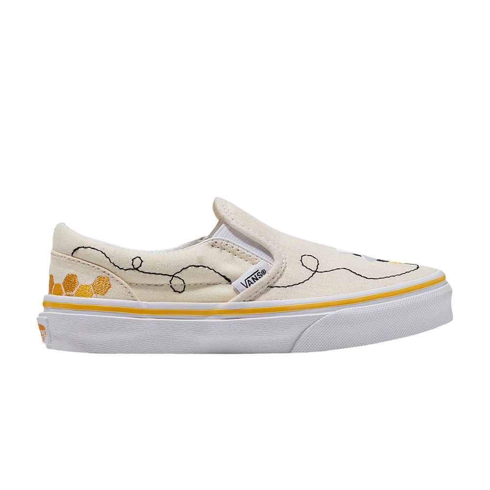 Vans Classic Slip-On Kids 'Bee' | Cream | Kid's Size 1.5