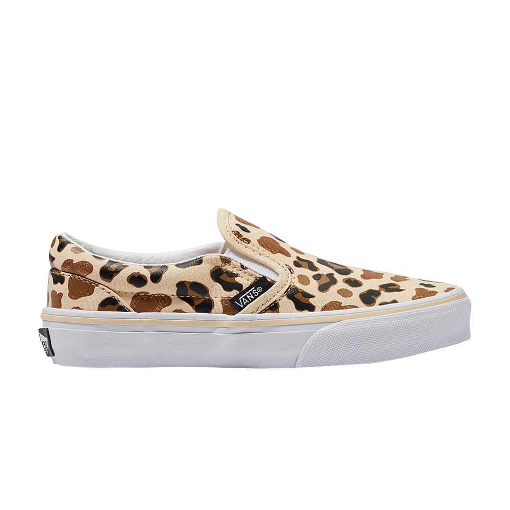 Vans Classic Slip-On Kids 'Leopard' | Brown | Kid's Size 10.5