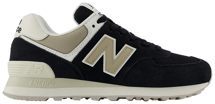 New Balance Wmns 574 Black Elephant Bone