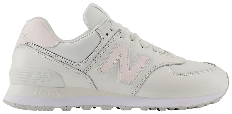 New Balance Wmns 574 Cream Leather Pink
