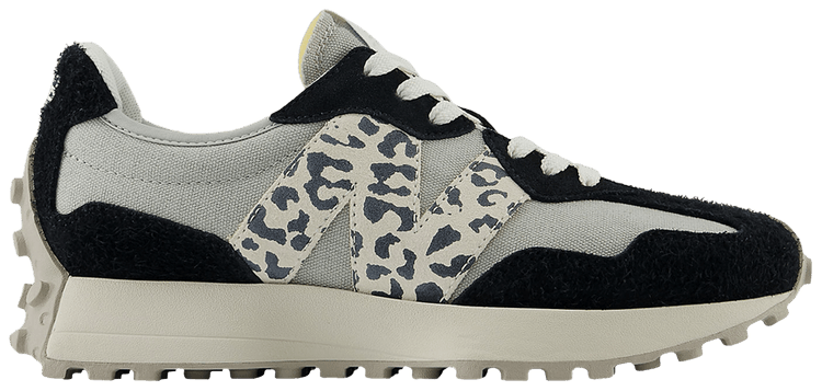 New Balance Wmns 327 Black Grey Leopard