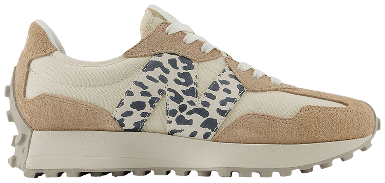 New Balance Wmns 327 Flat Taupe Linen Leopard