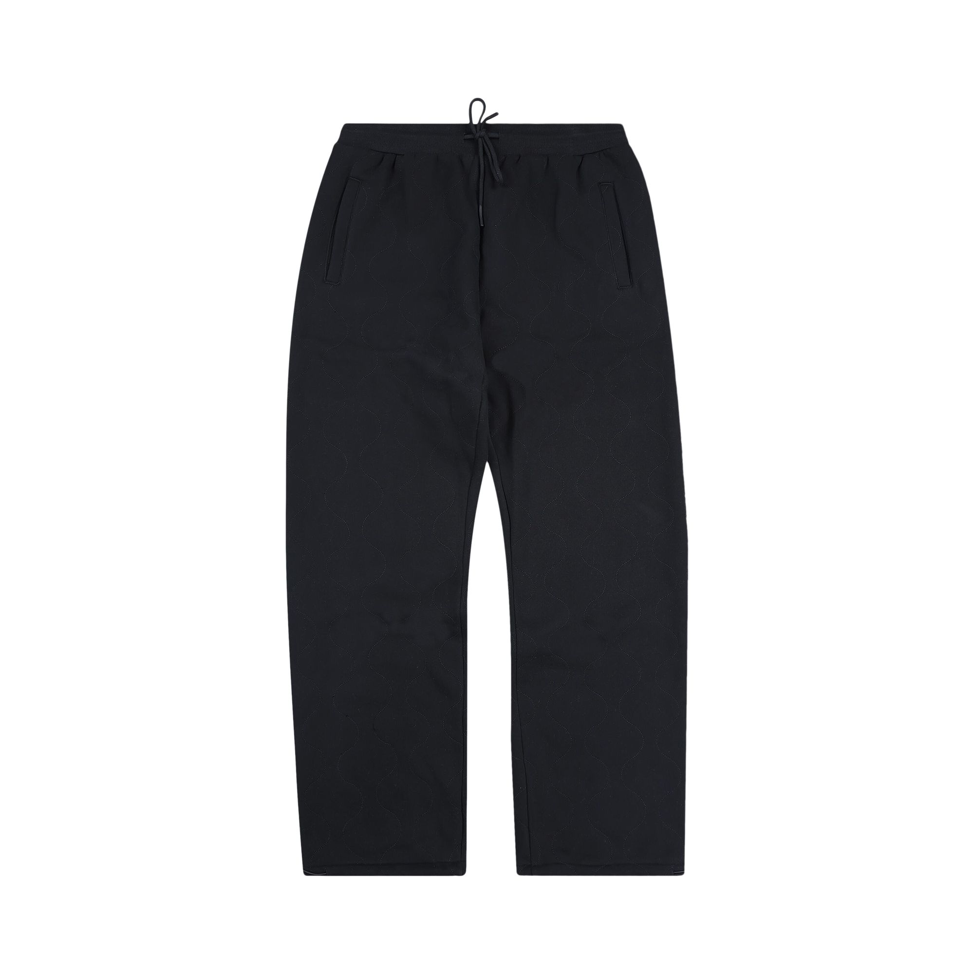 Pleasures Wave Quilted Easy Pants 'Black' | Men's Size XL
