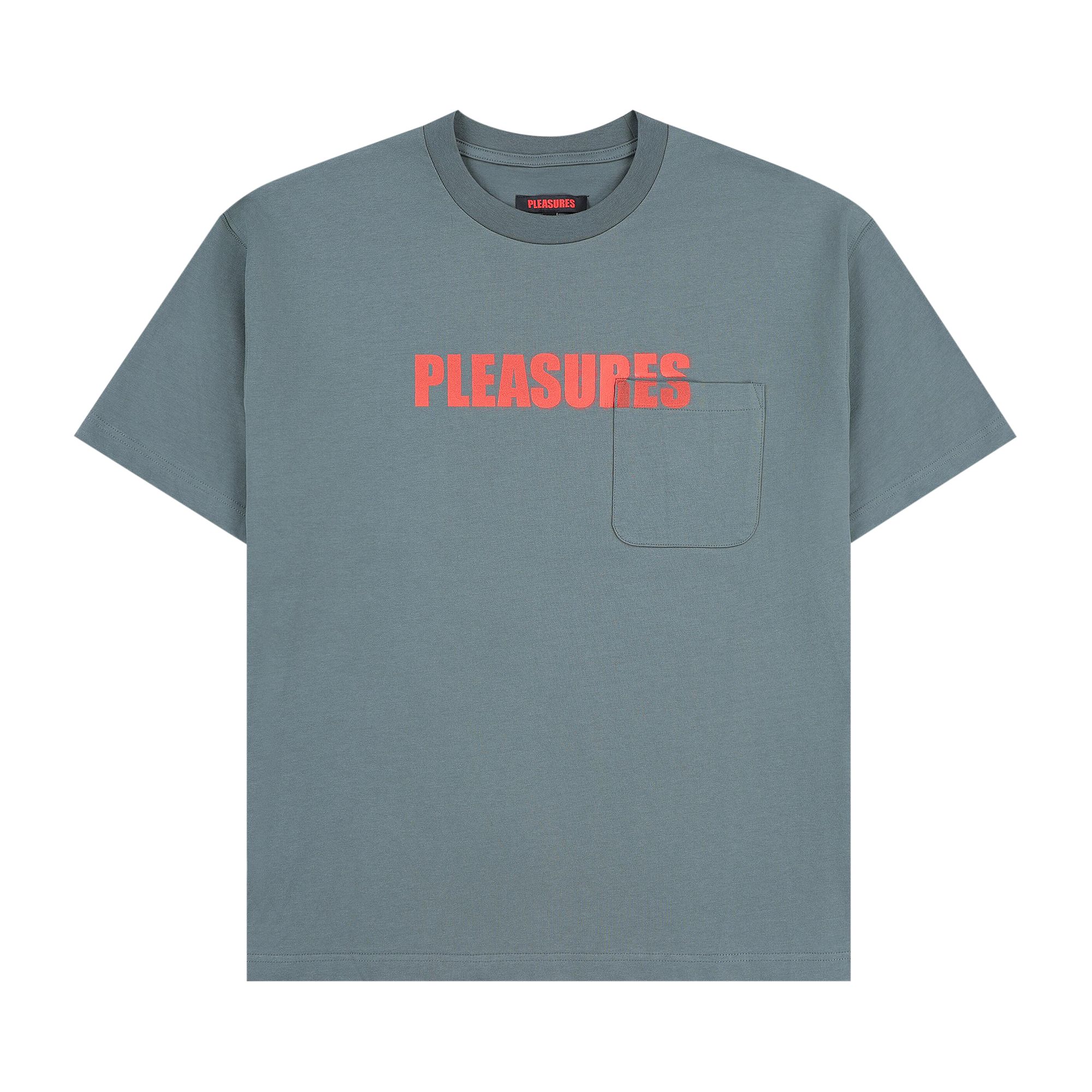 Pleasures Impact Pocket Heavyweight Shirt 'Olive' | Green | Men's Size M