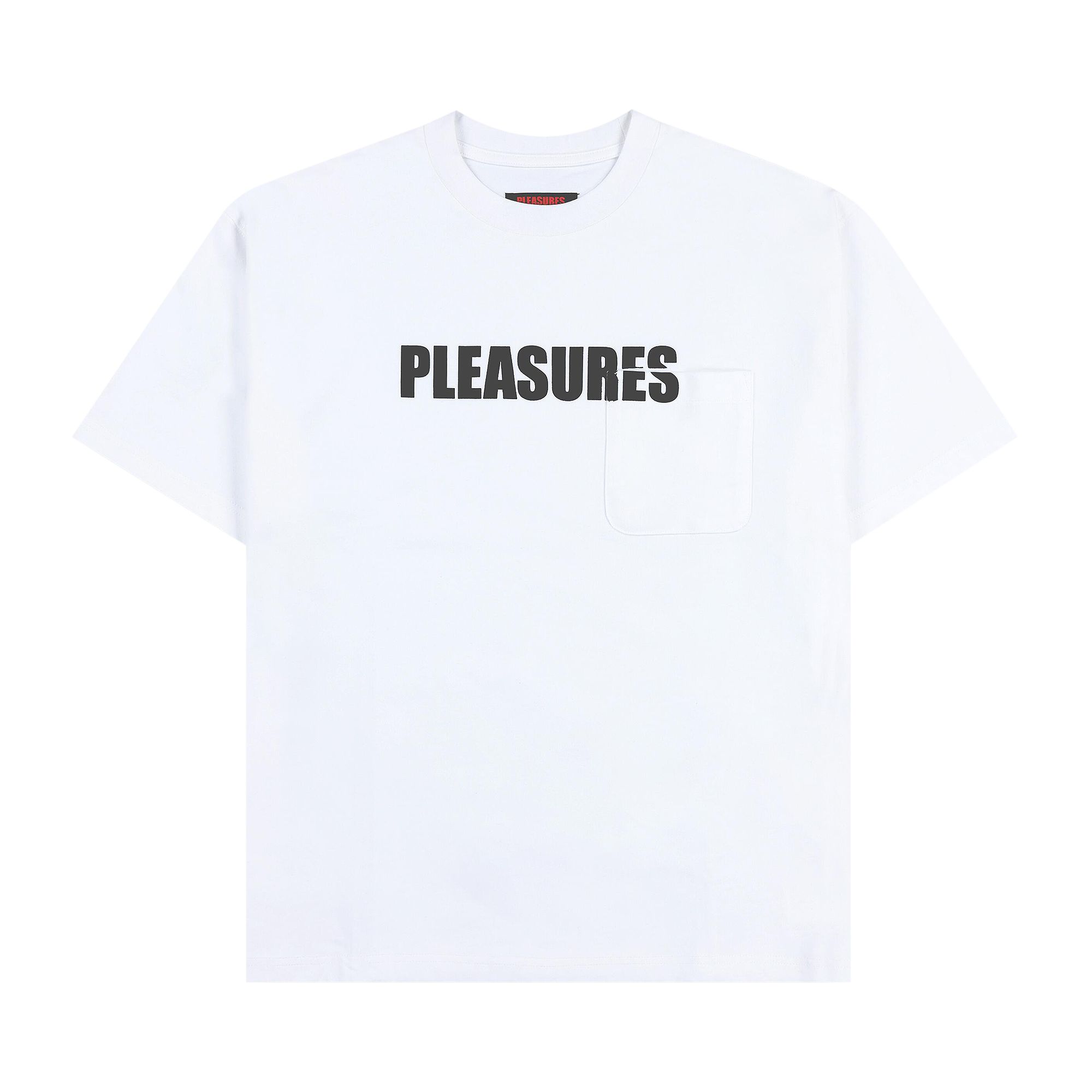 Pleasures Impact Pocket Heavyweight Shirt 'White' | Men's Size M