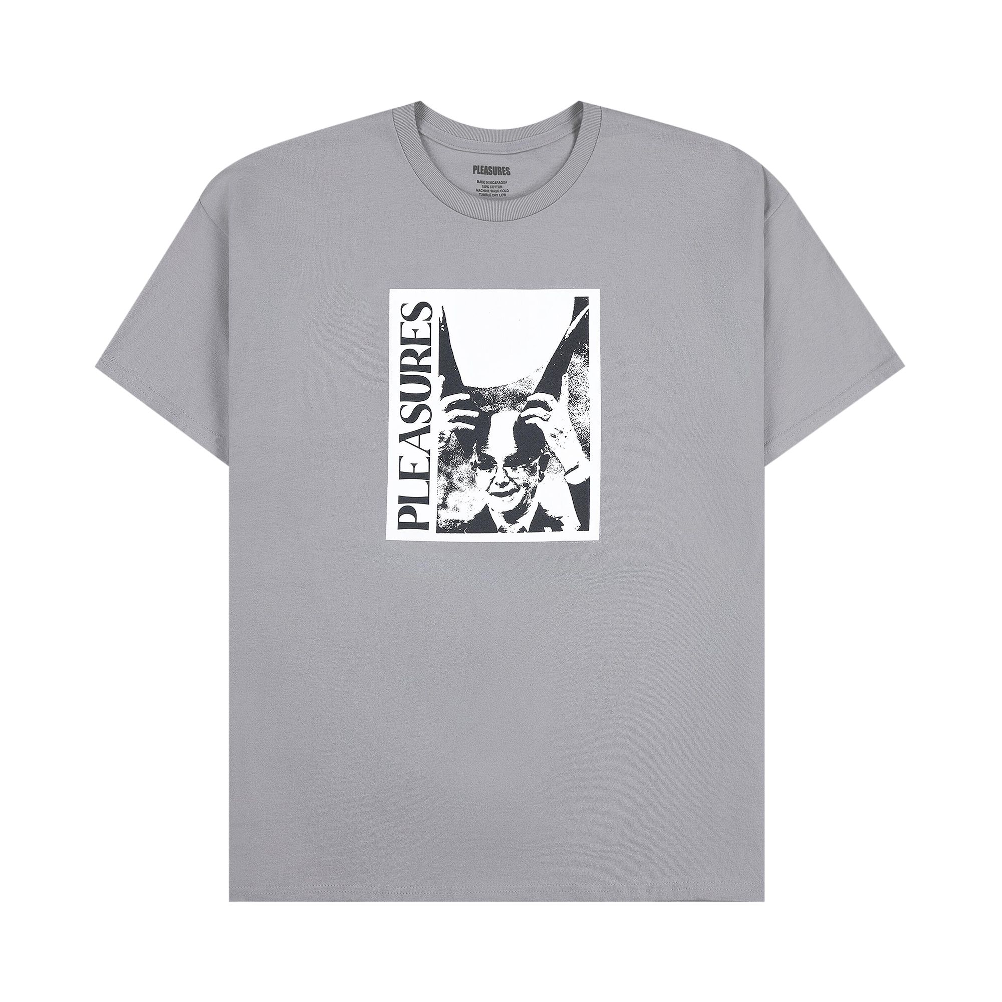 Pleasures Horny T-Shirt 'Ice Grey' | Men's Size M