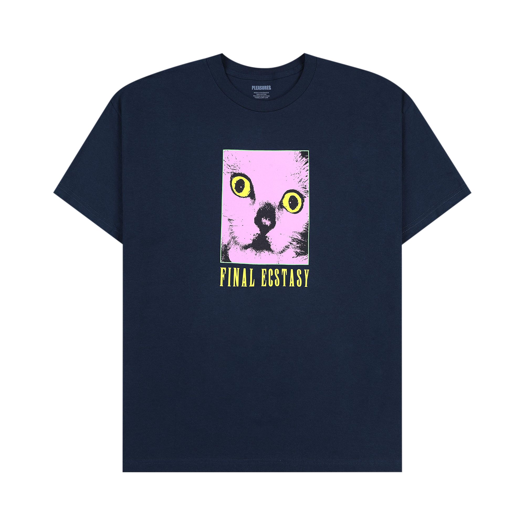 Pleasures Final T-Shirt 'Navy' | Blue | Men's Size L