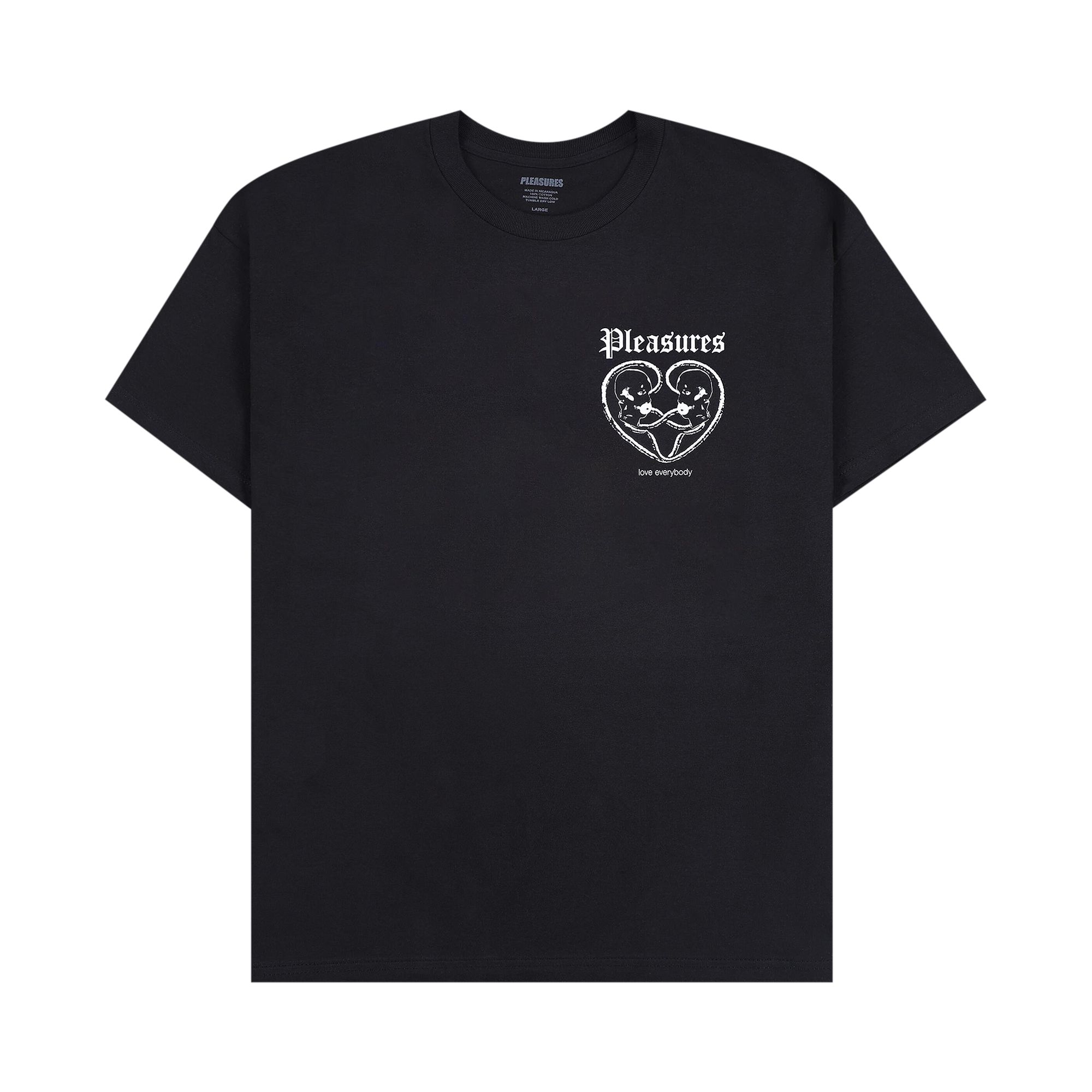 Pleasures Connected T-Shirt 'Black' | Men's Size L