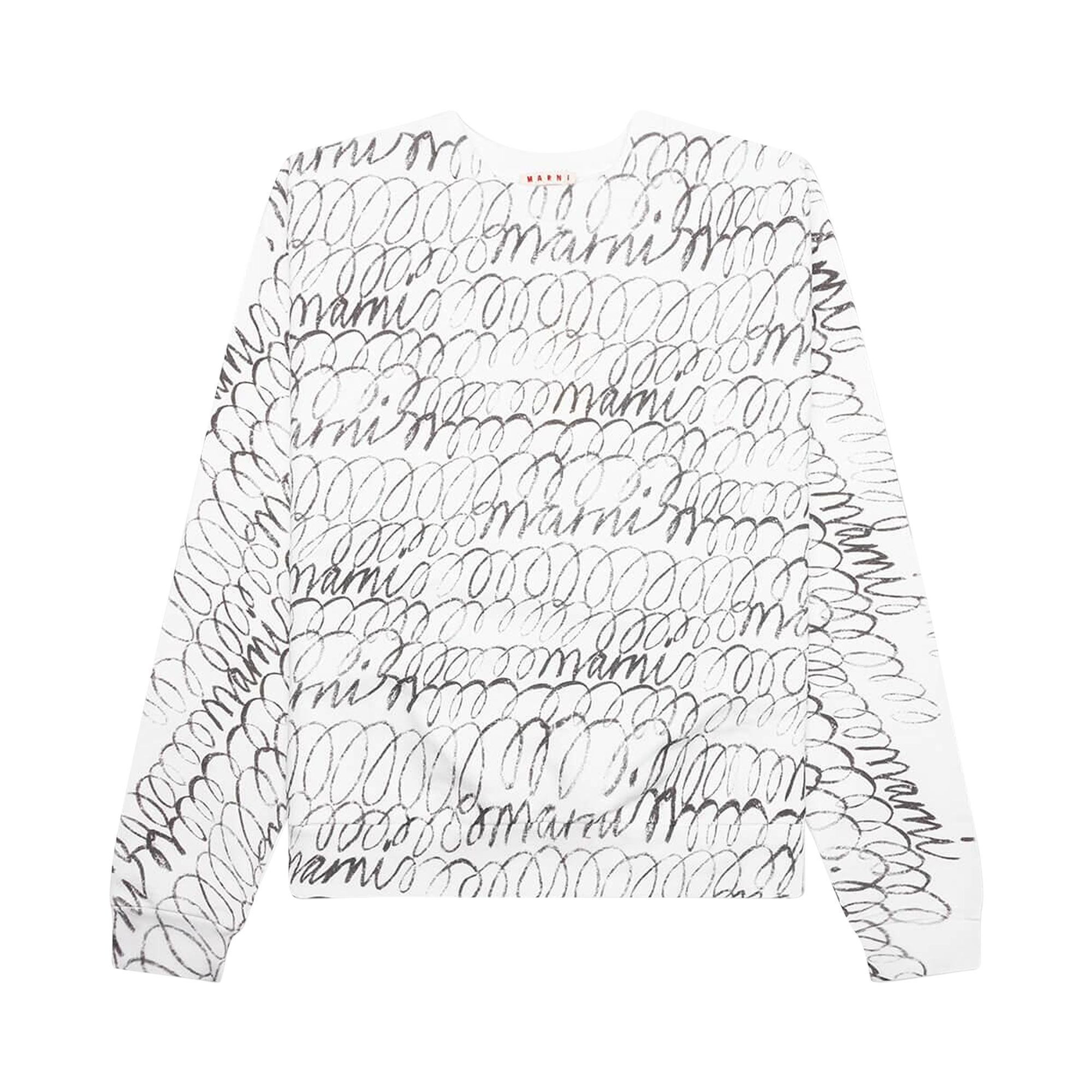Pre-owned Marni Long-sleeve Sweatshirt 'natural White' | Men's Size 52