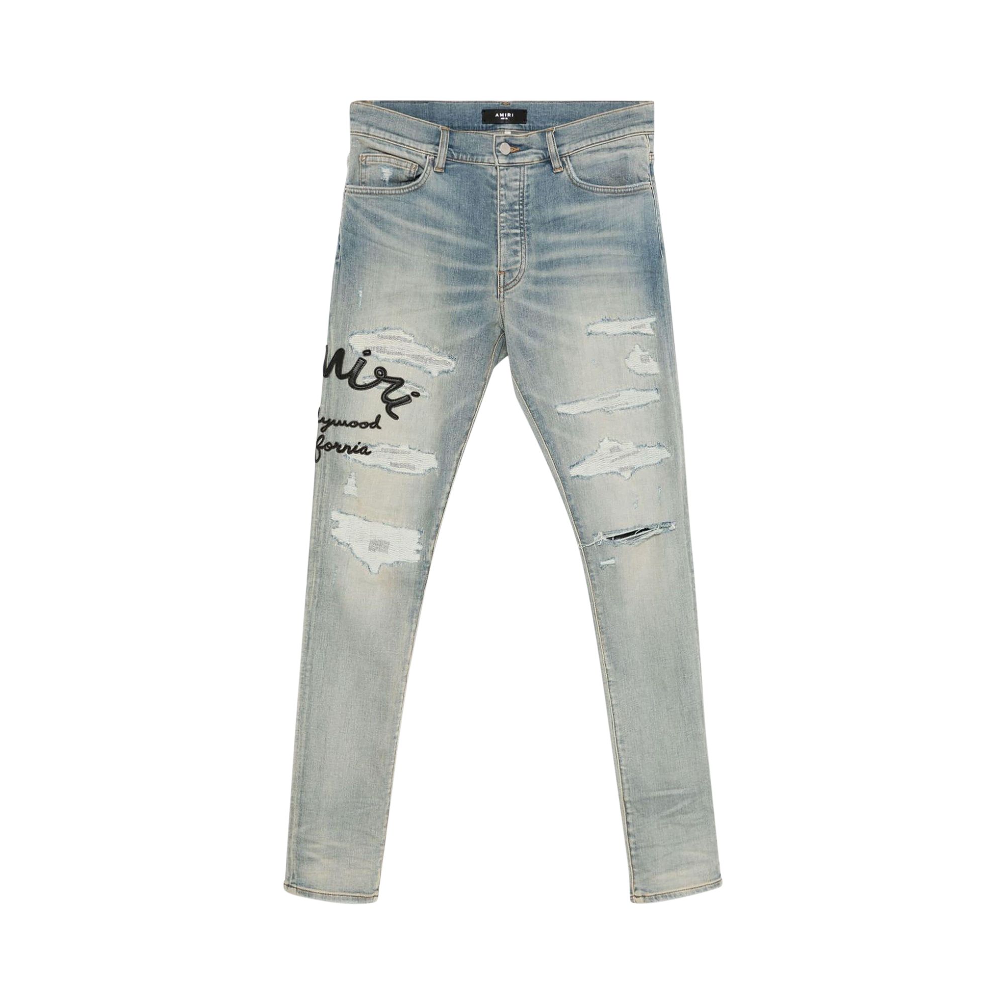 Amiri Hollywood Thrasher Jean 'Antique Indigo' | Blue | Men's Size 34