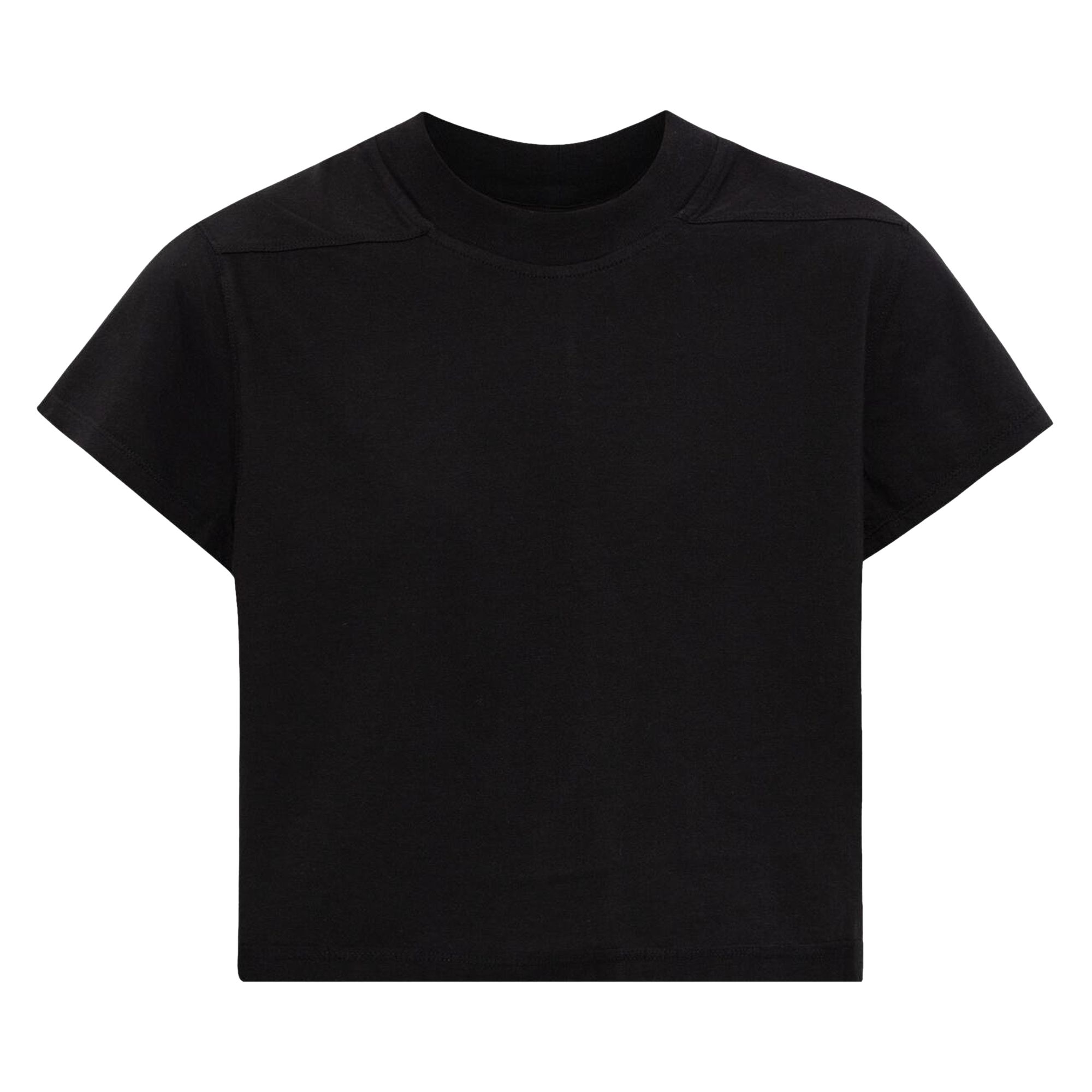 Pre-owned Rick Owens Drkshdw Cropped Small Level T-shirt 'black' | Women's Size S