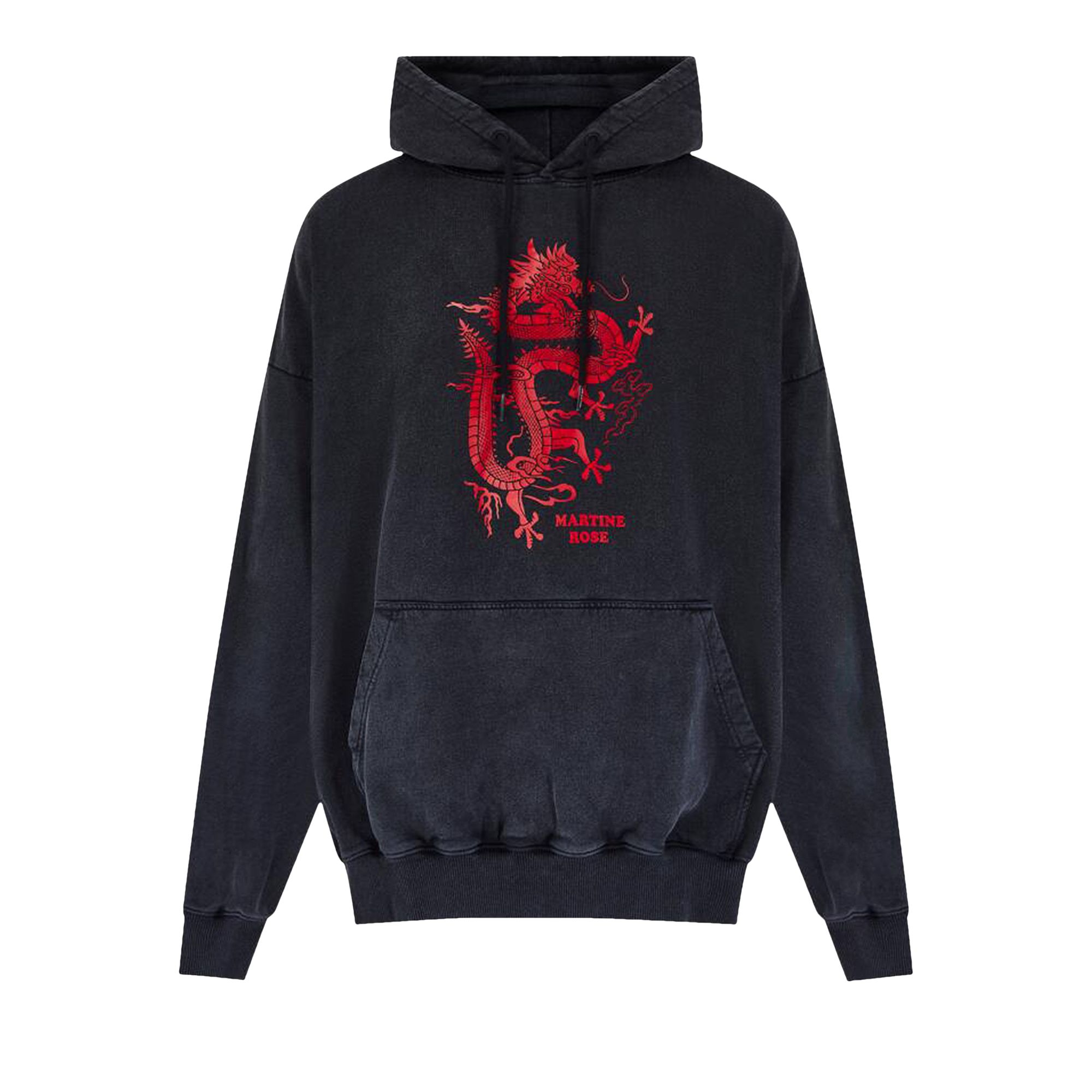 Pre-owned Martine Rose Oversized Hoodie 'black'