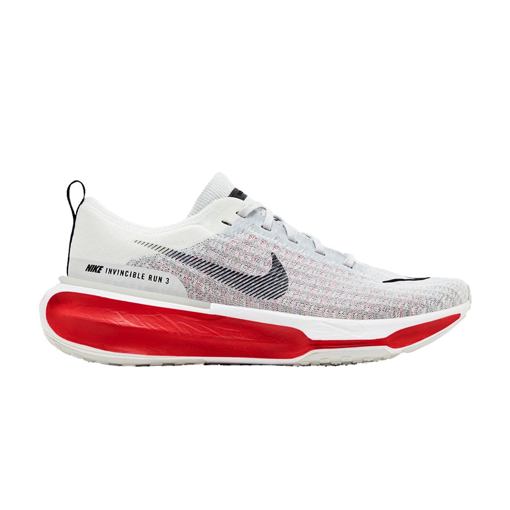 Nike ZoomX Invincible Run Flyknit 3 'Cement Grey Fire Red' | Men's Size 14
