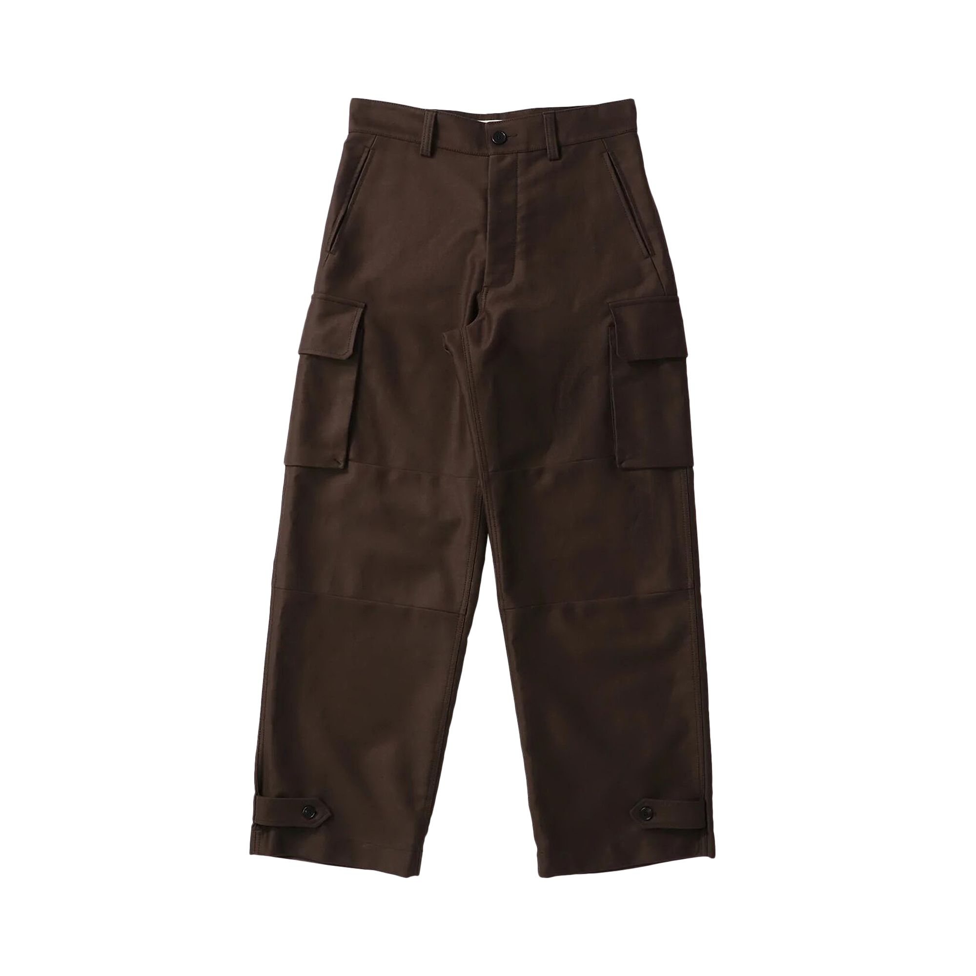 Pre-owned Marni Compact Moleskin Trousers 'mocha' | Brown | Men's Size 48
