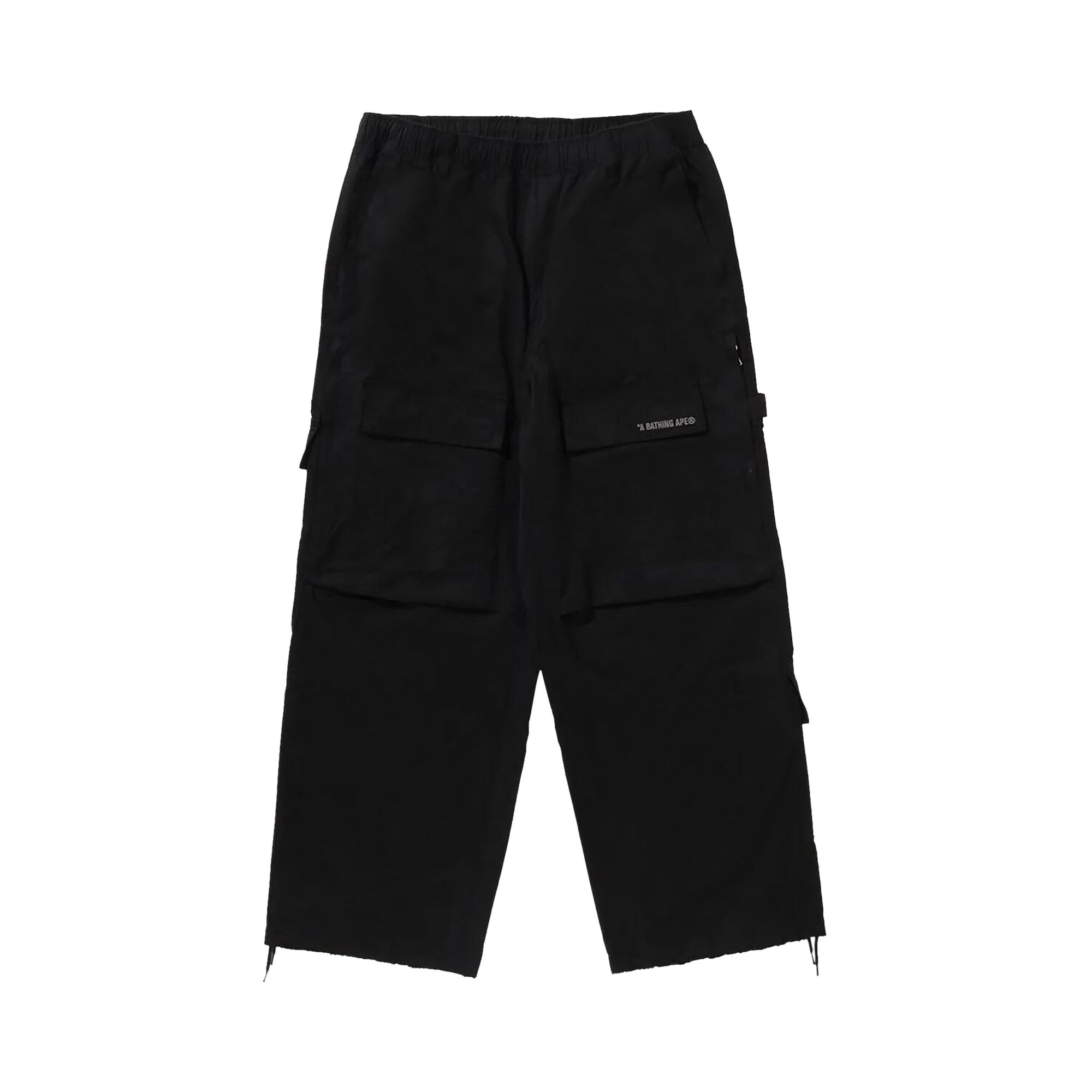 BAPE Used Relaxed Fit Cargo Pants 'Black' | Men's Size XL