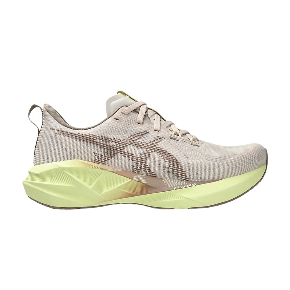 Pre-owned Asics Wmns Novablast 5 'mineral Beige' In Grey