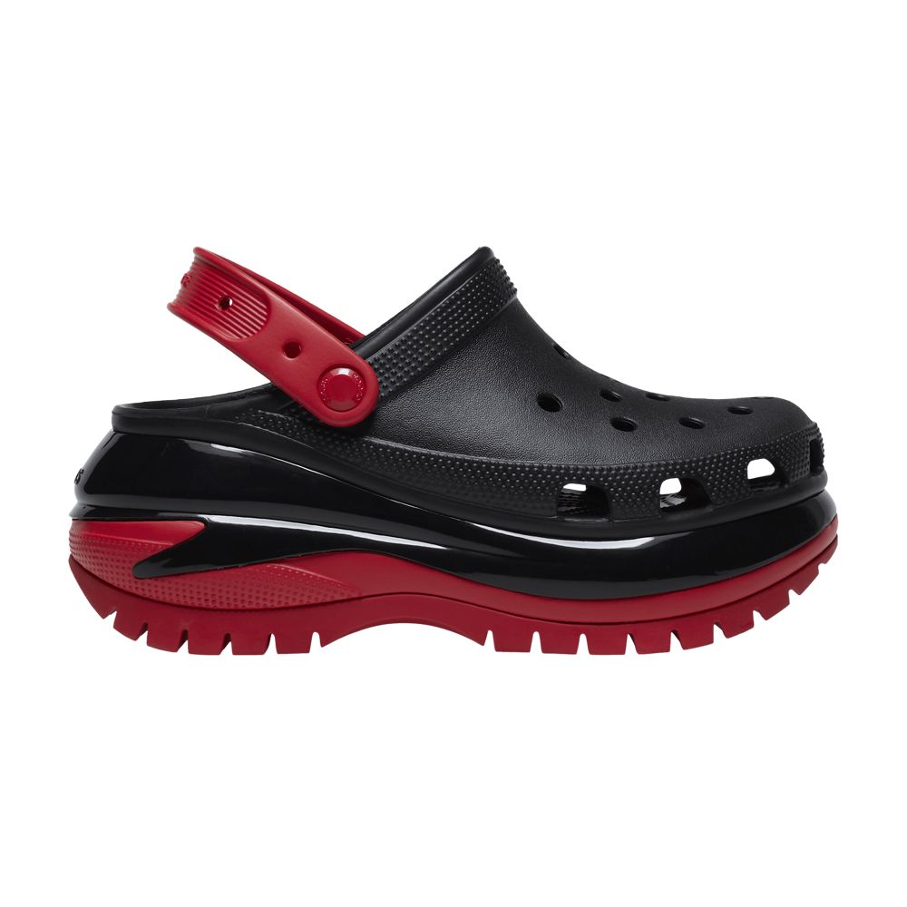 Crocs Mega Crush Clog 'Black Varsity Red' | Men's Size 5