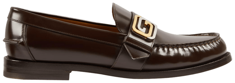 Gucci GG Buckle Loafer Night Cocoa