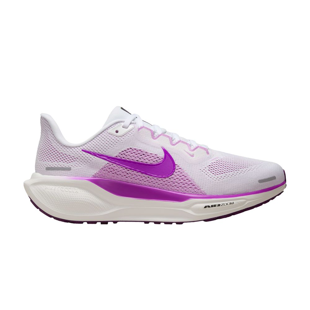 Pre-owned Nike Wmns Air Zoom Pegasus 41 Extra Wide 'white Hyper Violet' In Purple