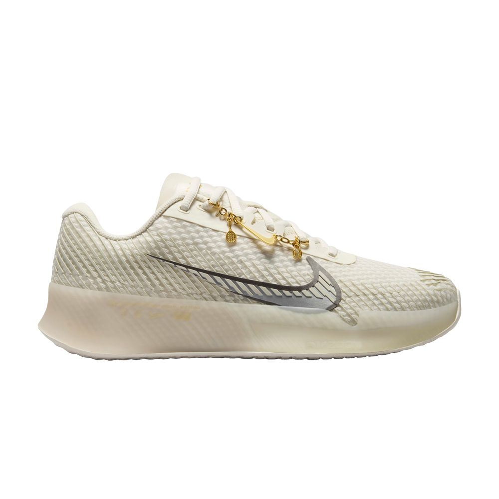 Pre-owned Nike Wmns Court Air Zoom Vapor 11 Premium Hc 'gold Flair Pack' In Cream