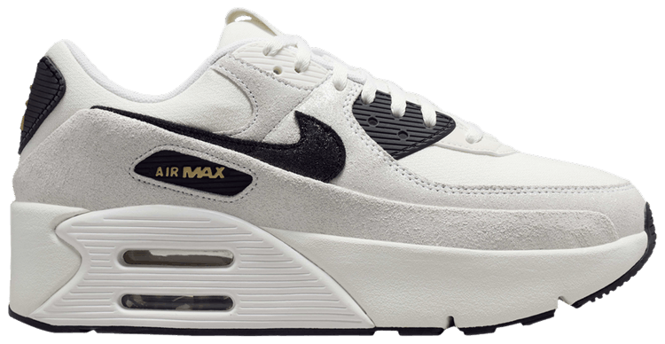 NIKE★AIR MAX 90 LV8 スニーカー HQ3497-100 N328 Buy Wmns Air Max 90 LV8 'White Metallic Gold Black' - HQ3497