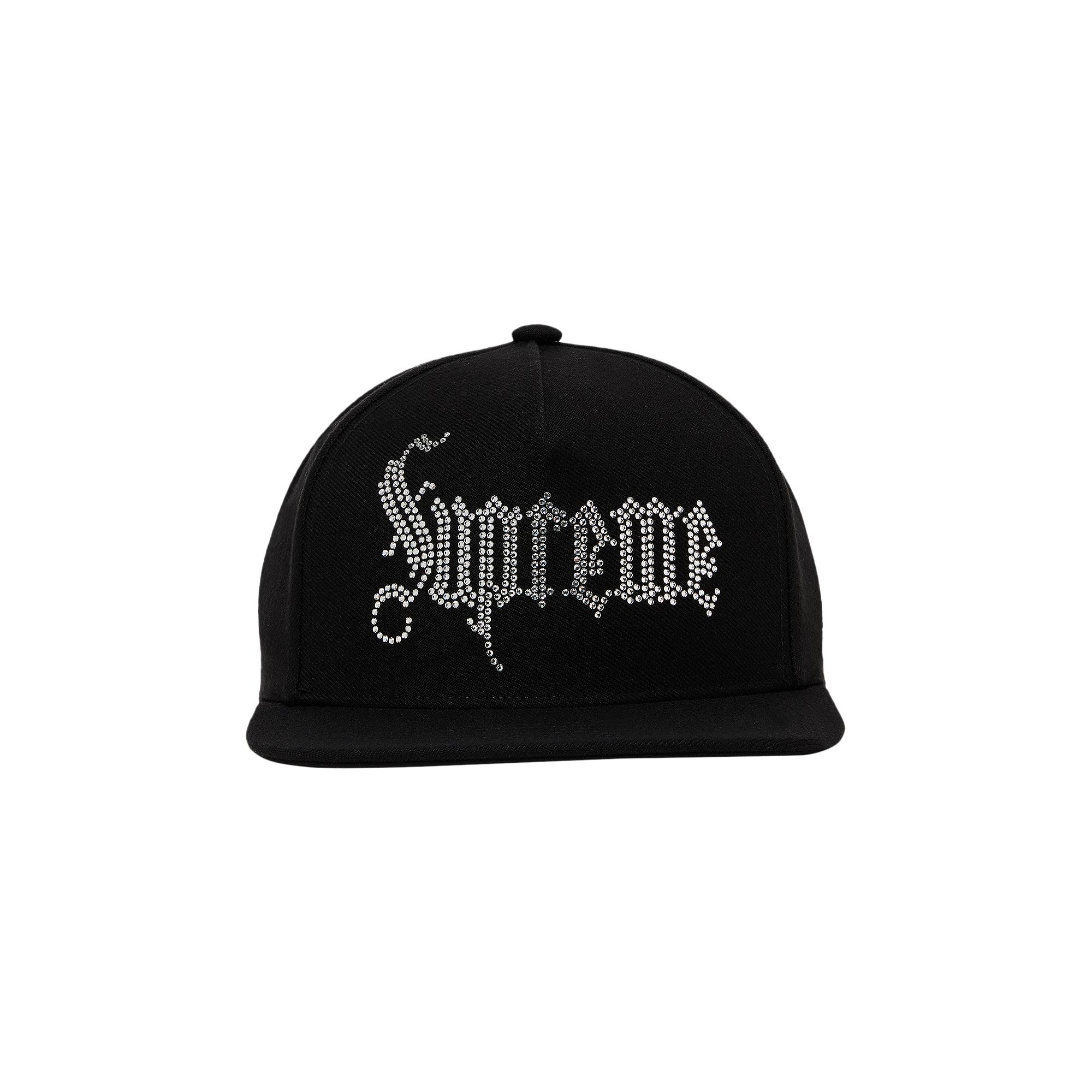 Pre-owned Supreme Rhinestone 5-panel 'black' | Men's Size Onesize
