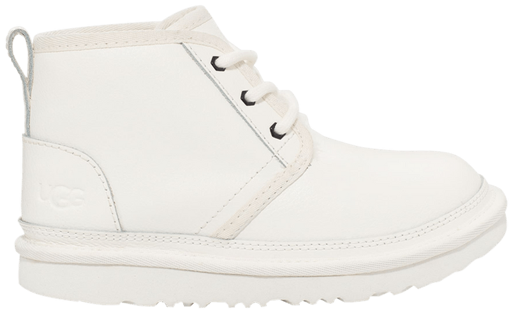 Neumel II Leather Chukka Kids White