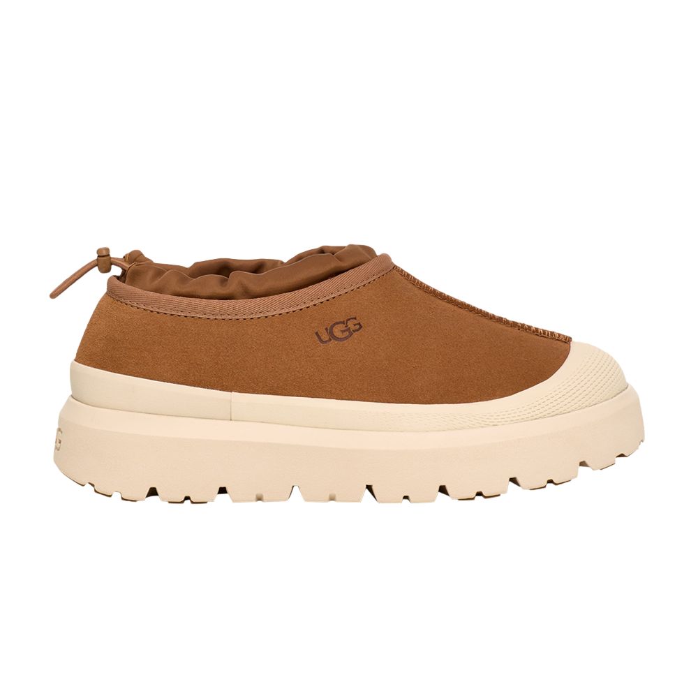UGG Tasman Weather Hybrid Slipper 'Chestnut Whitecap' | Brown | Men's Size 7