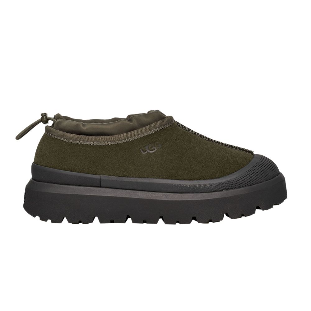 UGG Tasman Weather Hybrid Slipper 'Forest Night Black' | Green | Men's Size 12