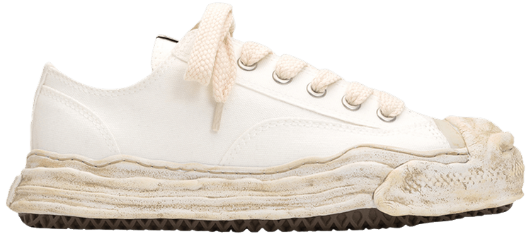 Maison Mihara Yasuhiro Hank OG Sole Silicon Coating Canvas Low White