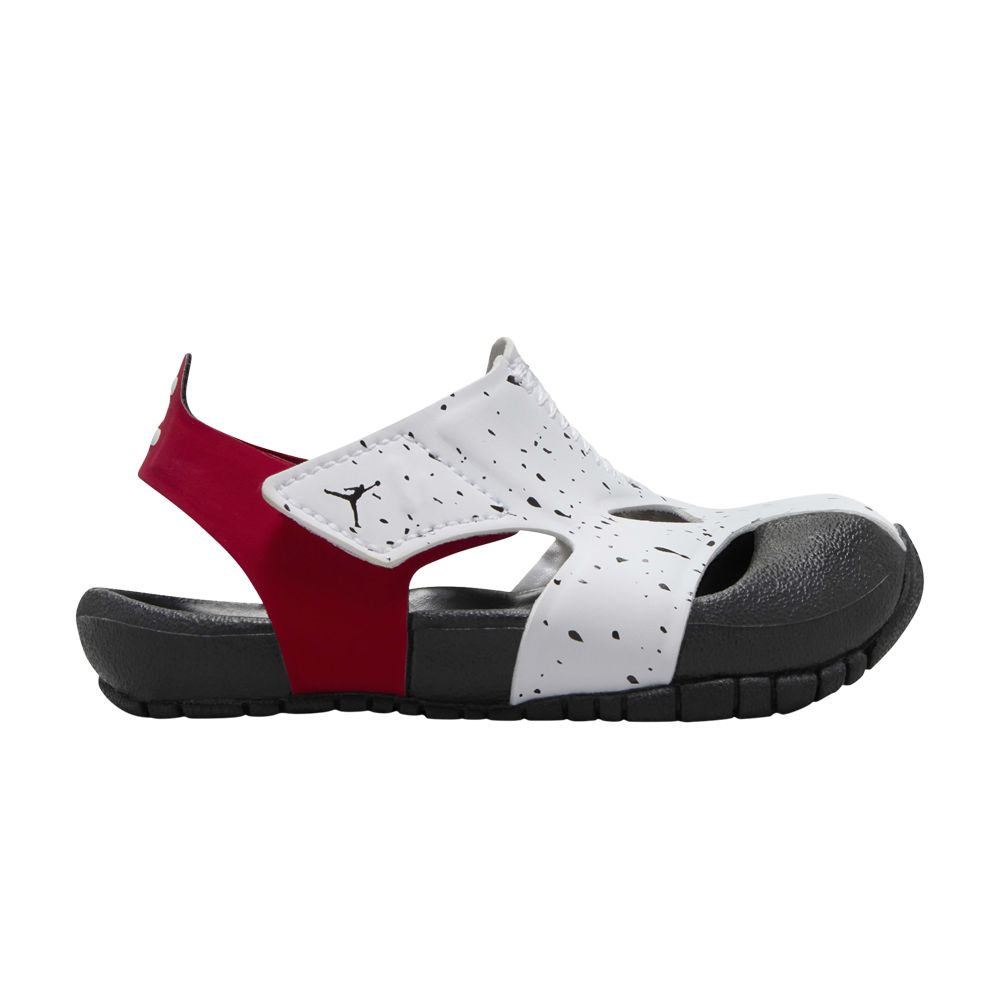 Pre-owned Air Jordan Jordan Flare Td 'white Gym Red Black Speckled' | Infant Size 7
