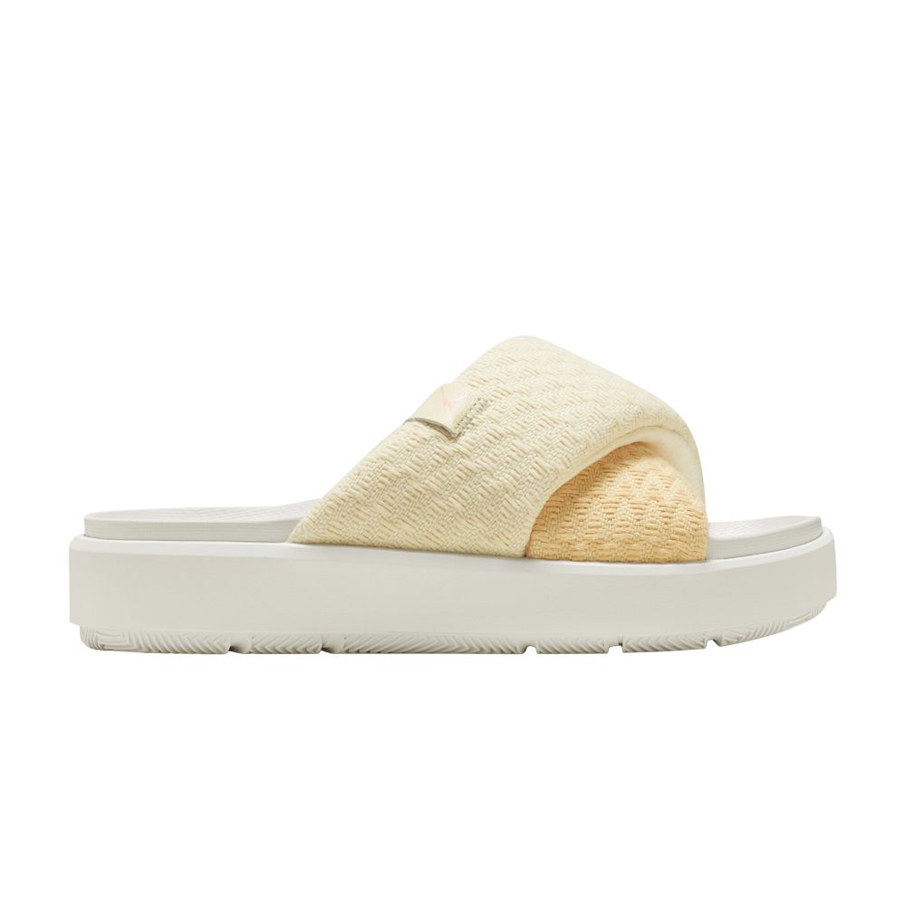 Pre-owned Air Jordan Wmns Jordan Sophia Slide 'celestial Gold' | Cream | Women's Size 9