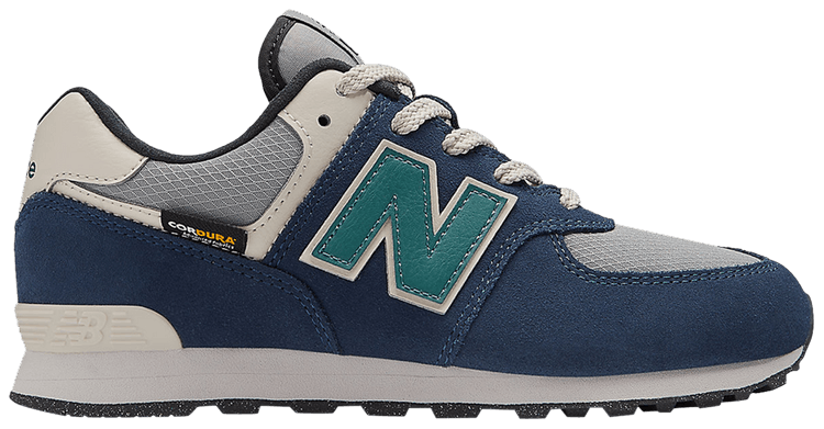 New Balance 574 Big Kid Cordura Pack   Navy Slate Grey