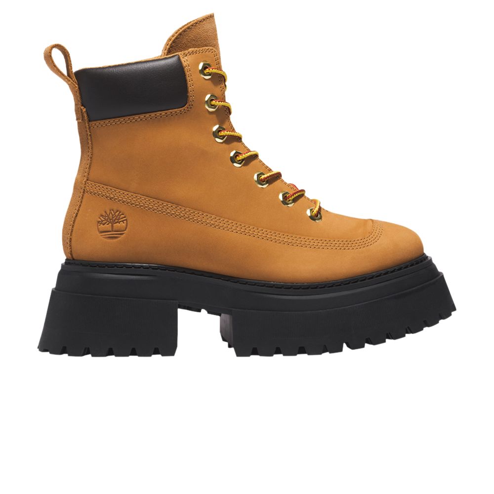 Pre-owned Timberland Wmns Sky 6 Inch Lace-up Boot 'wheat' In Tan