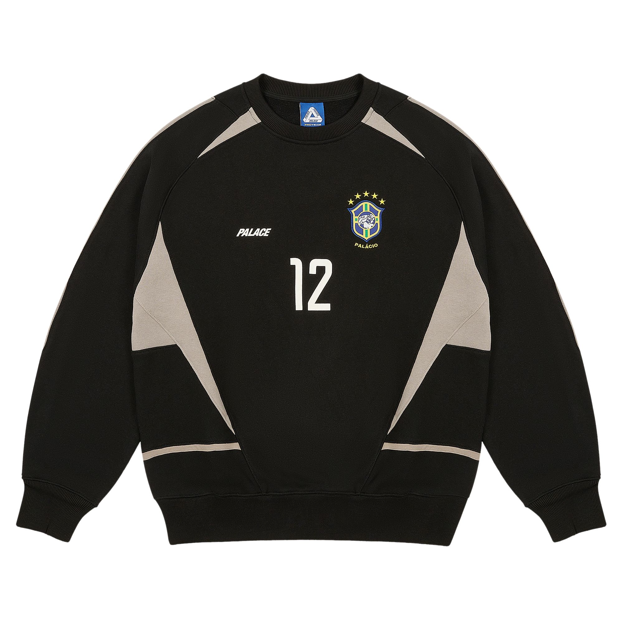 Pre-owned Palace Pro Team 02 Crew 'black'