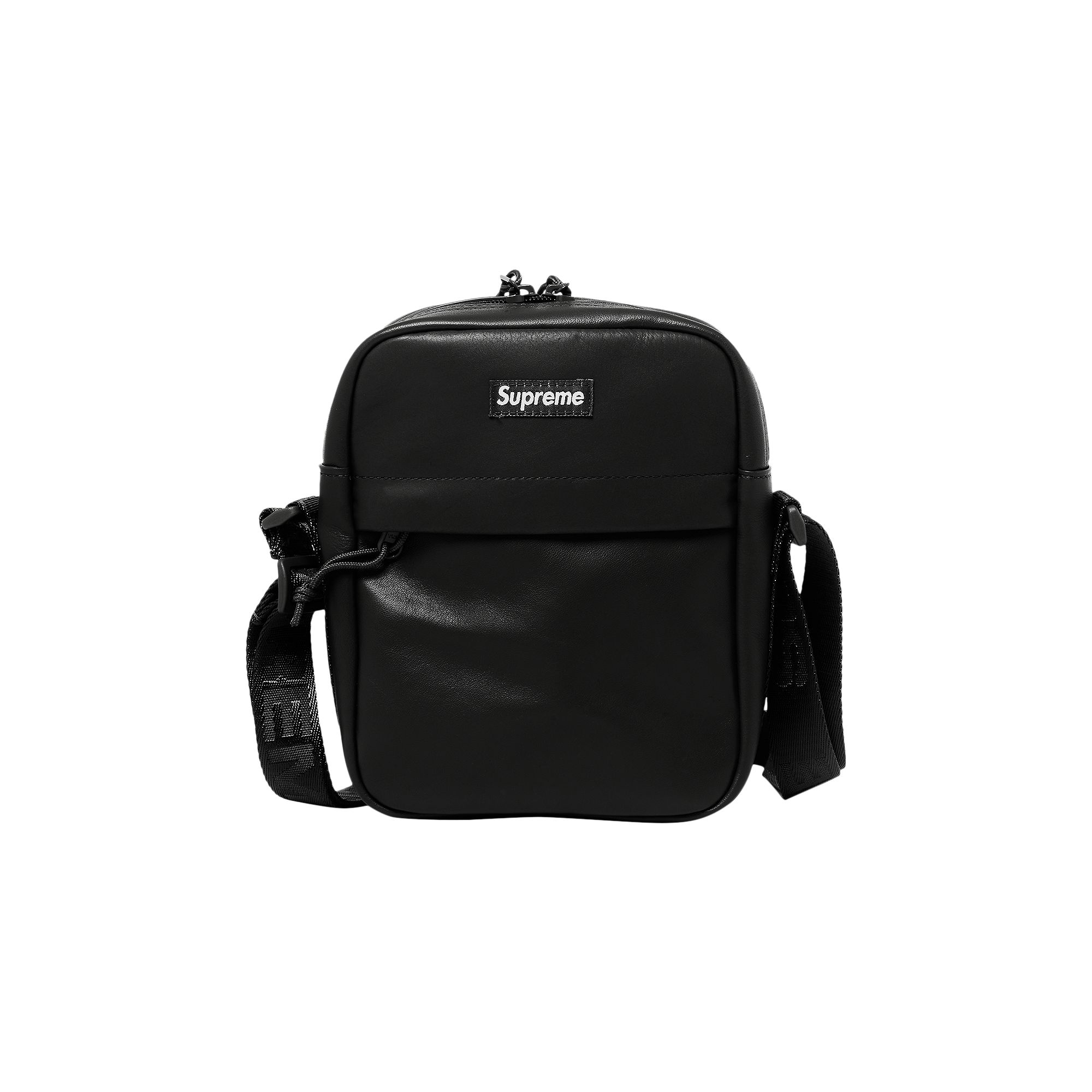 Supreme Leather Shoulder Bag 'Black' | Men's Size Onesize