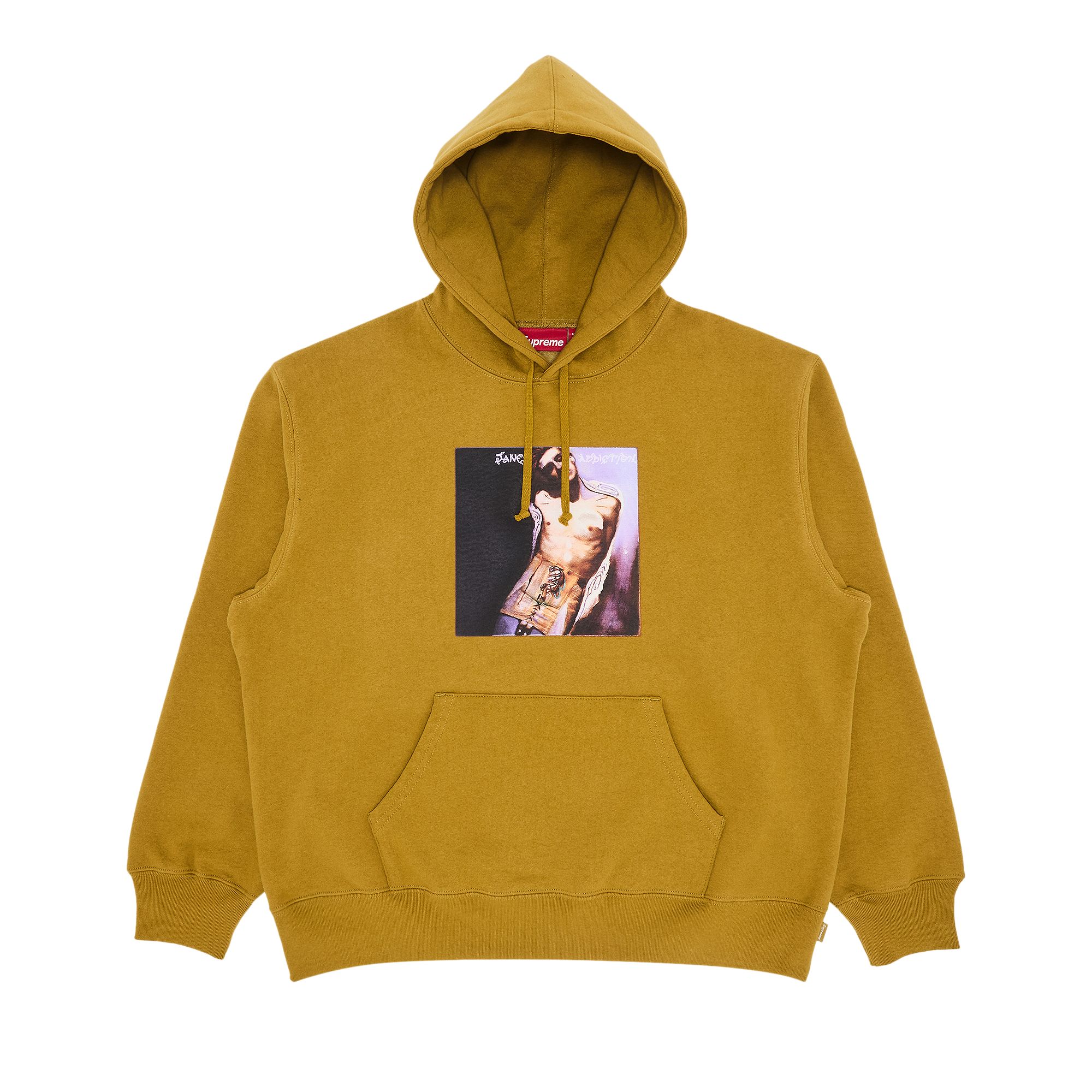 Pre-owned Supreme X Jane's Addiction Hooded Sweatshirt 'dark Mustard' | Yellow | Men's Size M