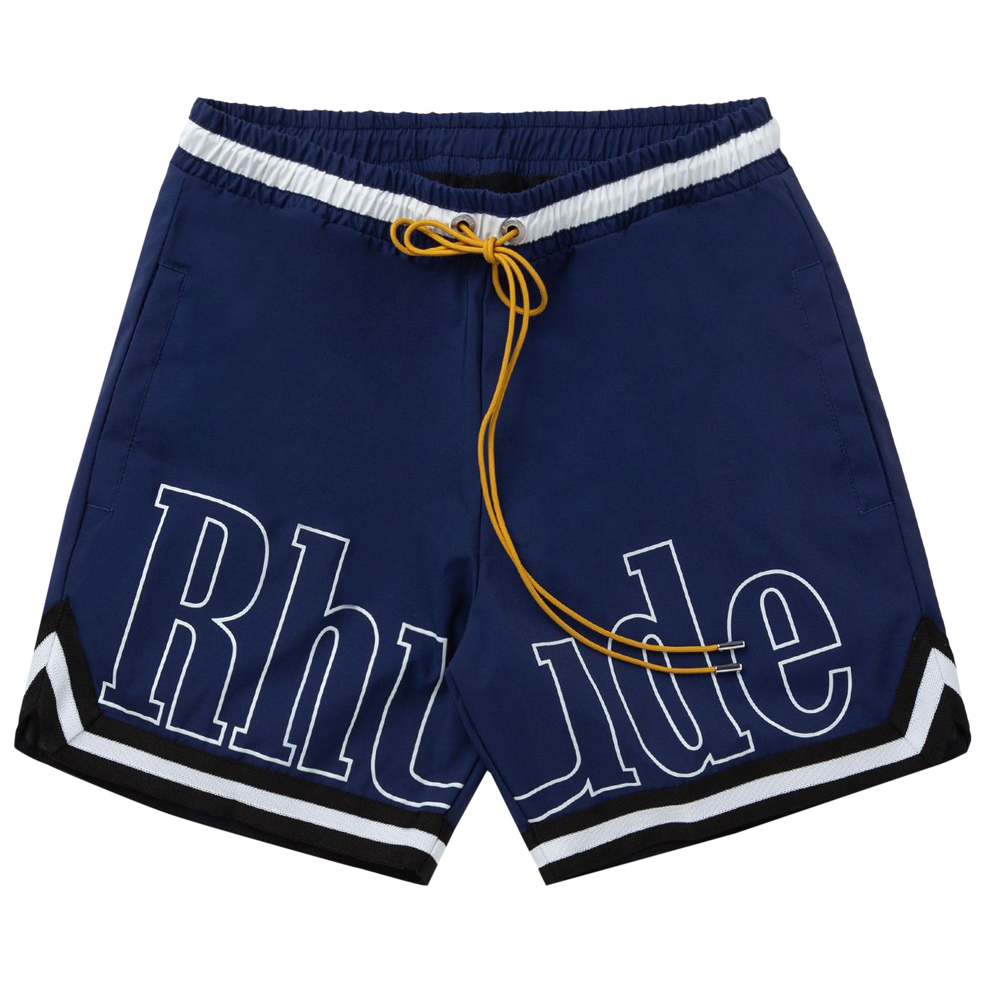 Rhude Basketball Swim Trunks 'Blue/Black/White' | Men's Size L