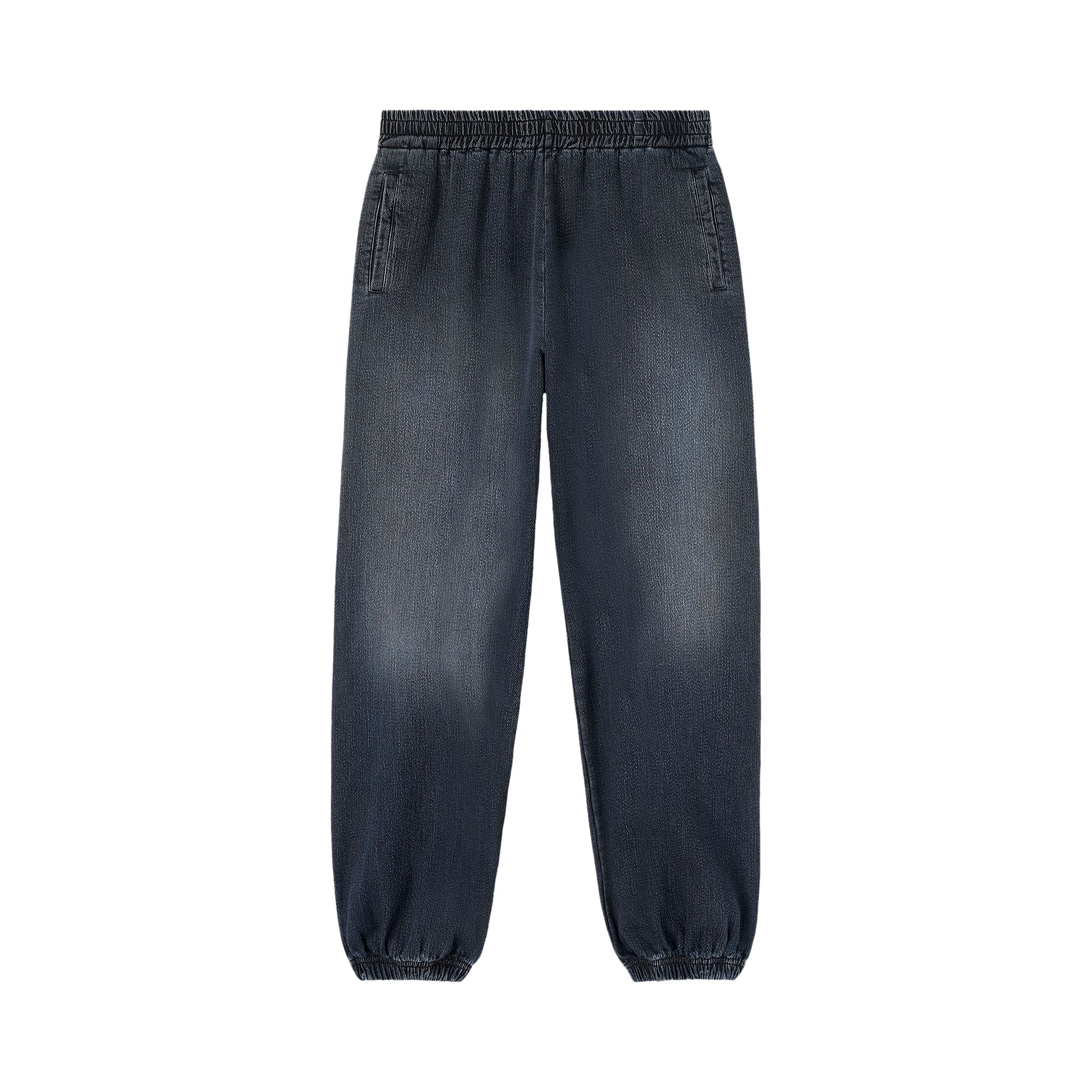 Pre-owned Palm Angels Monogram Series Washed Sweatpants 'black/black' | Men's Size L