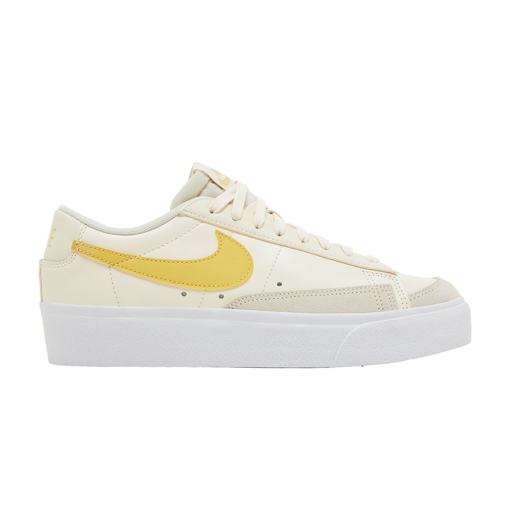 Nike Wmns Blazer Low Platform 'Pale Ivory Saturn Gold' | Cream | Women's Size 9
