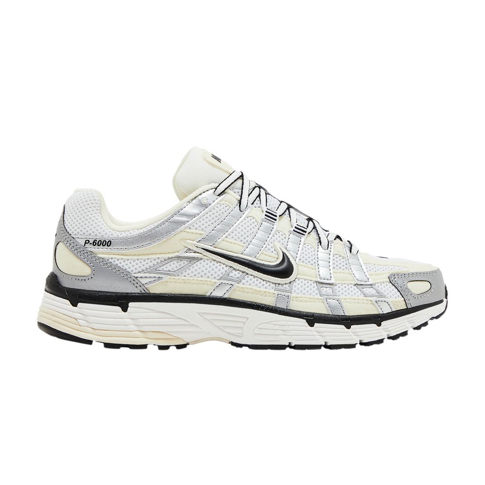 Nike Wmns P-6000 'Coconut Milk Metallic Silver' | Cream | Women's Size 5.5