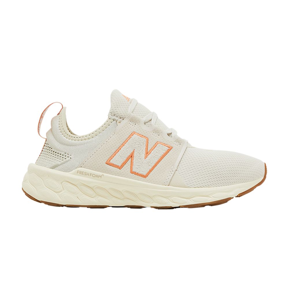 Pre-owned New Balance Wmns Fresh Foam X Cruz V3 'linen Sea Salt Copper' In Cream
