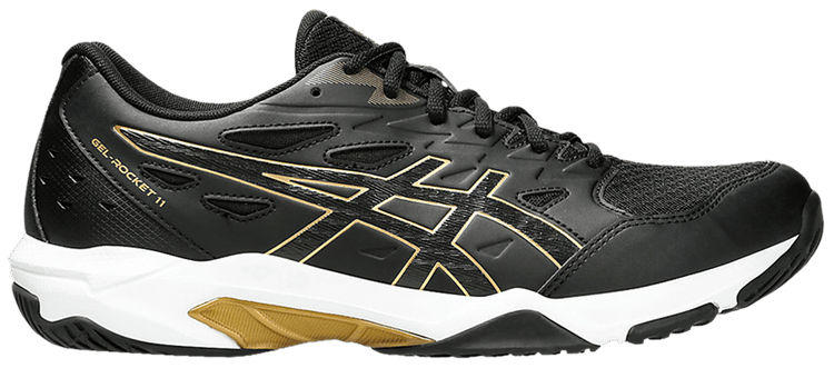 Asics Gel Rocket 11 Wide Black Pure Gold