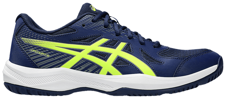 Asics Upcourt 6 Blue Expanse Safety Yellow