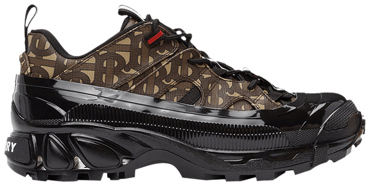 Burberry Arthur Monogram Print   Bridle Brown