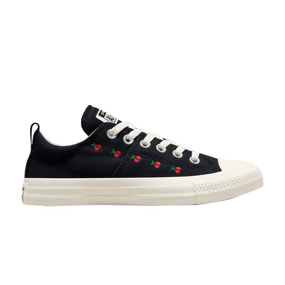 Converse Wmns Chuck Taylor All Star Madison Low 'Embroidered Cherries' | Black | Women's Size 6.5 - A10283F