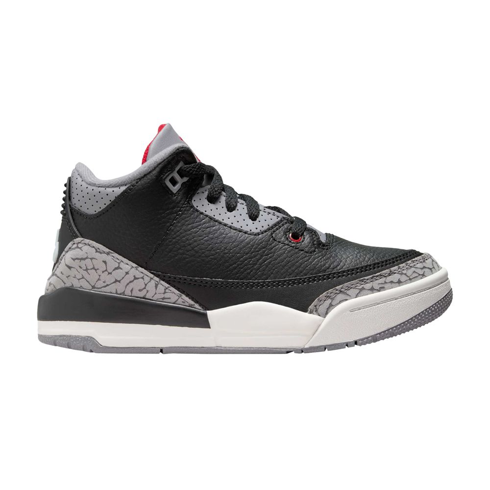 Pre-owned Air Jordan 3 Retro Og Ps 'black Cement' 2024 | Kid's Size 13.5