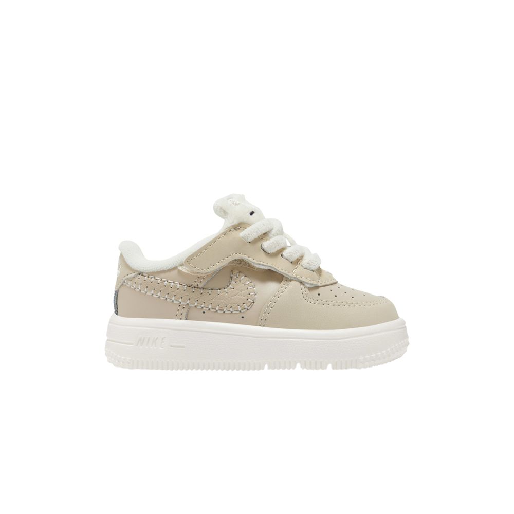 Pre-owned Nike Force 1 Low Se Easyon Td 'rabbit' | Tan | Infant Size 2
